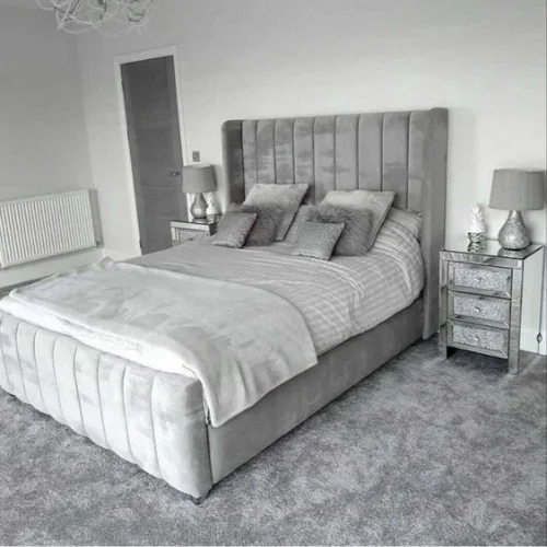 Full length carpets in furnished bedroom in dubai