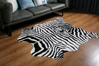 cheap cowhide rug