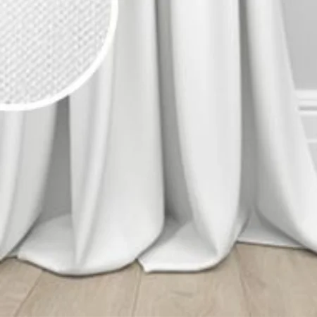 white color curtains