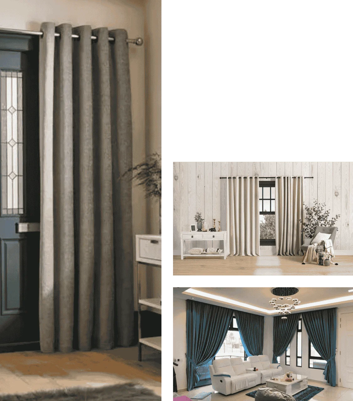 Beautiful Eyelet Curtains in Dubi