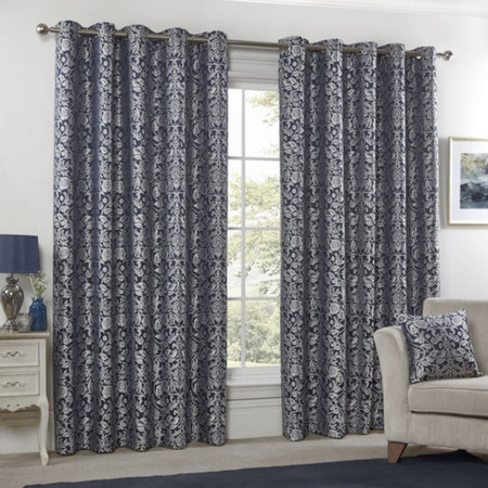 Demask Eyelet Curtains