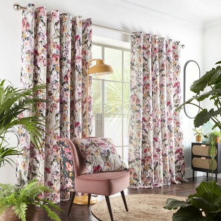 Floral Eyelet Curtains