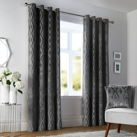 Jacquard Eyelet Curtains