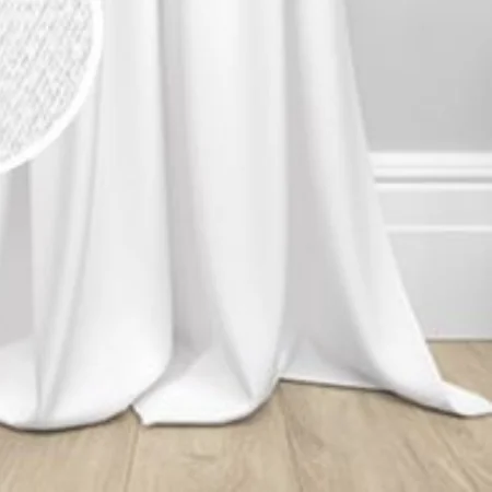 white color curtains