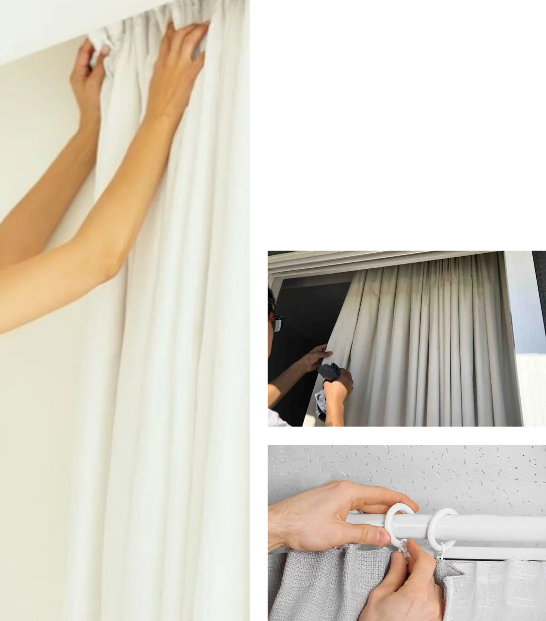 online Curtain fixing dubai