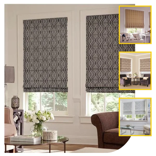 roman shade blinds Dubai