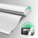 A stylish voice or app controlled motorized blinds for your modern room