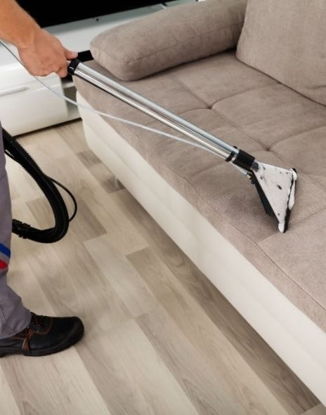 Professional fabric sofa cleaning in Dubai