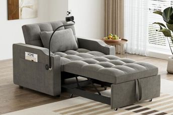 Luxury sofa bed with soft upholstery in Abu Dhabi