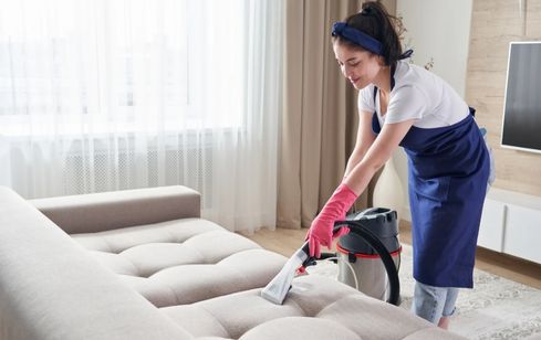 Vacuum Cleaning Sofa