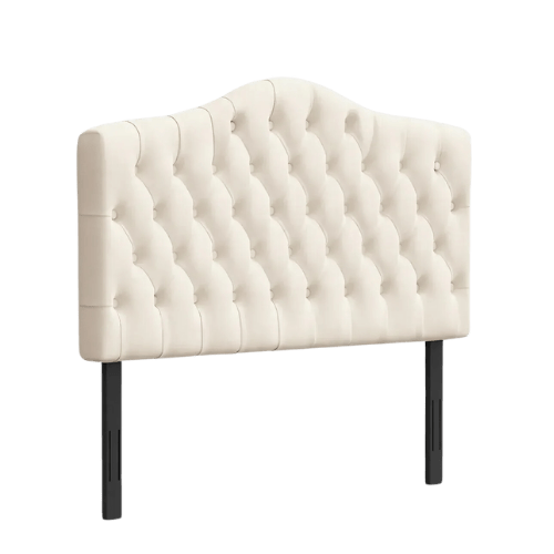 Soft and elegant headboard for bedroom interiors in Ras Al Khaimah