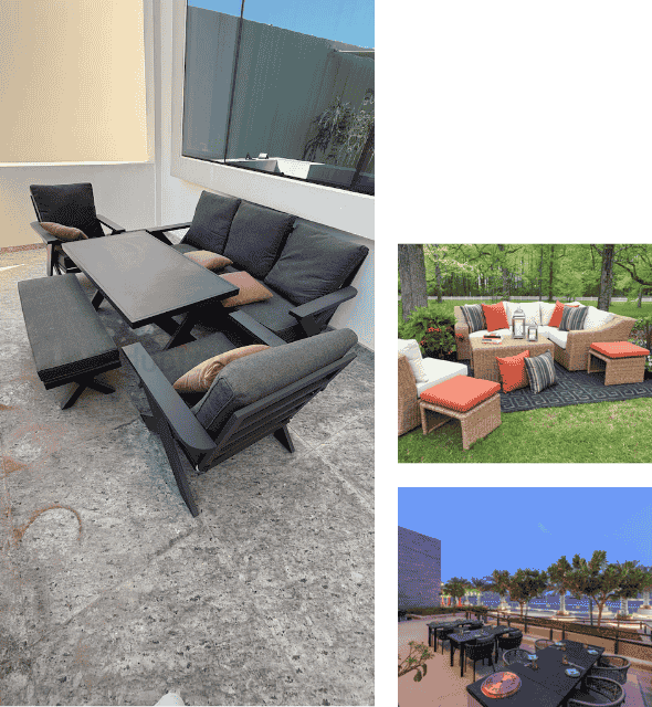 Classic and high-quality garden furniture in Abu Dhabi