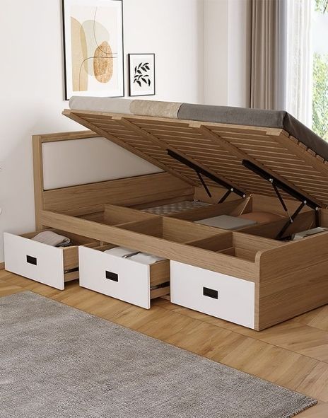 King Size Bed with Storage in Dubai – Elegant & Functional