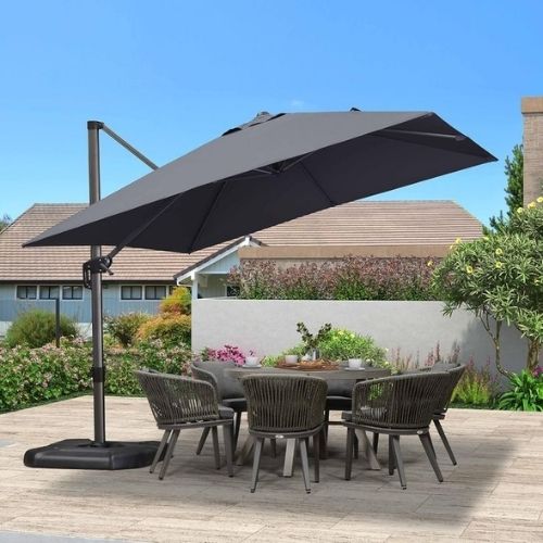 Umbrella Stands and Pergola