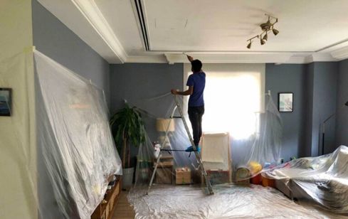 Villa interior Painting
