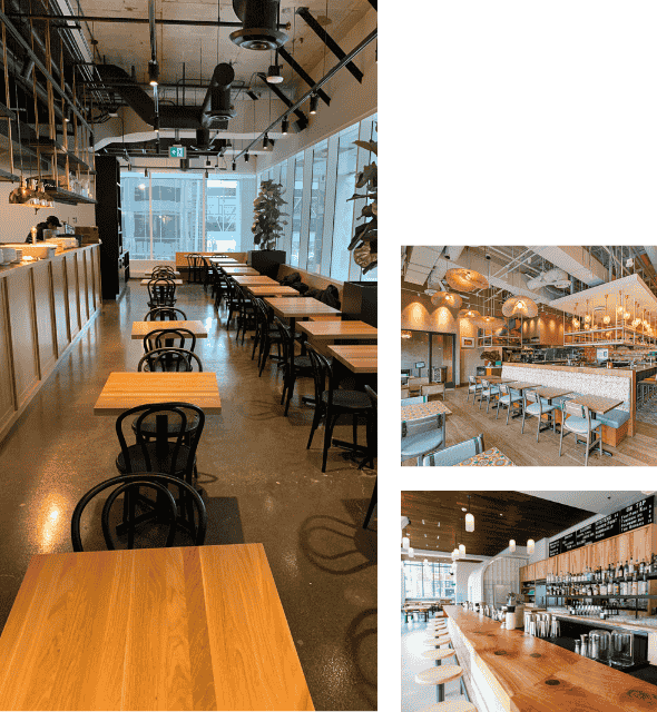Expert restaurant renovation contractors at work