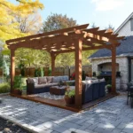 Completed custom pergola project Dubai