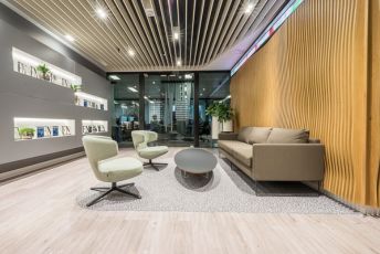 Classy workspace renovation services RAK
