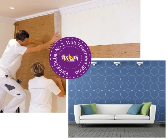 Professional wallpaper fixing services for smooth wall finish