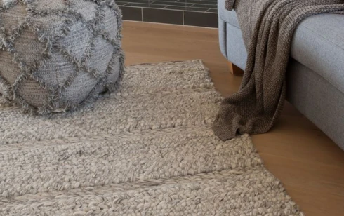 Pebble grey carpet soft natural tone