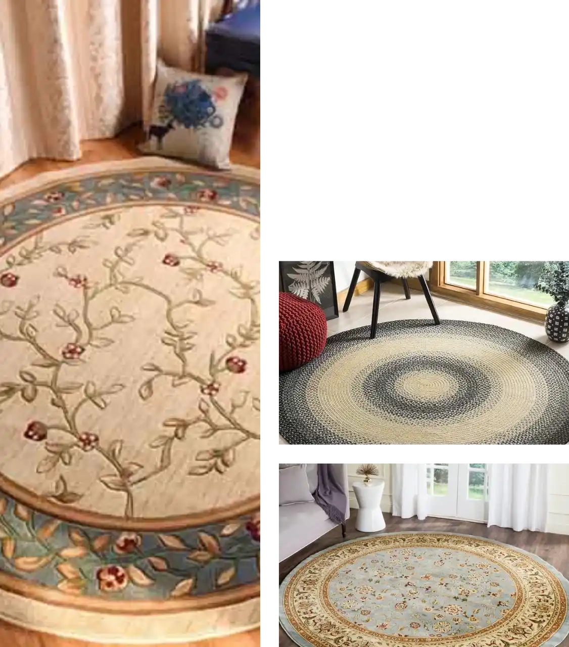 Round carpet Abu Dhabi home