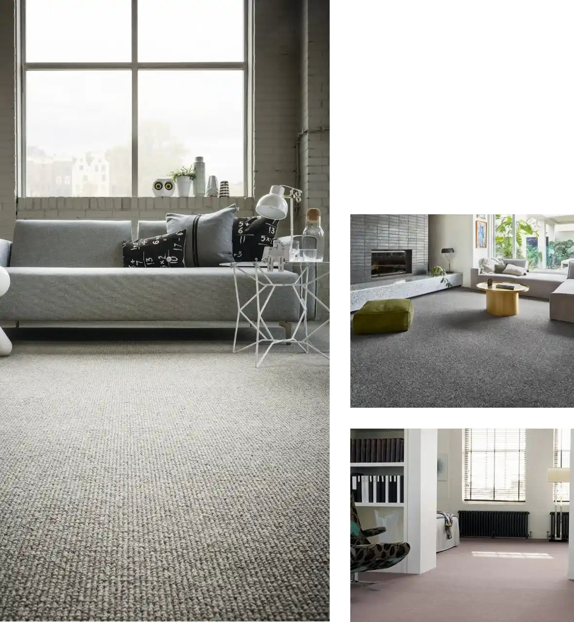 Luxury wool and silk carpet