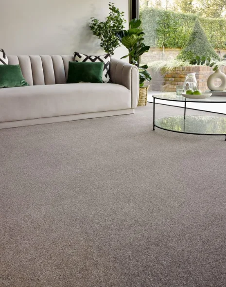 Natural wool carpet texture closeup