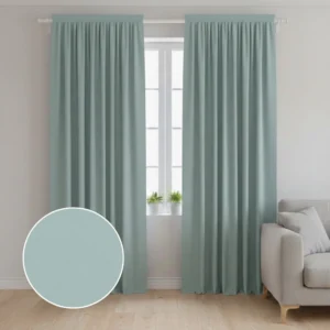 Blackout Elegant Blue Drapes