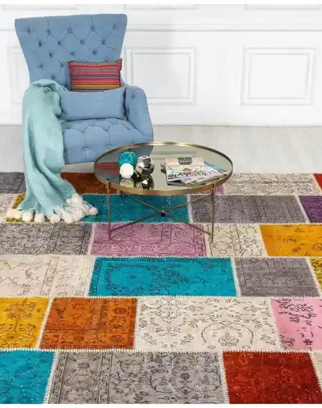 Patchwork rugs Dubai modern designs