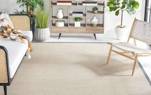 Sisal rugs Dubai natural fiber