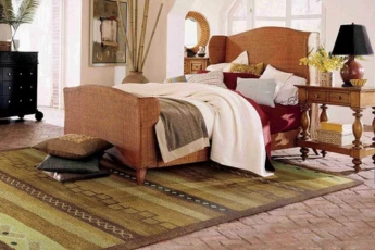Vintage patchwork carpet handmade design