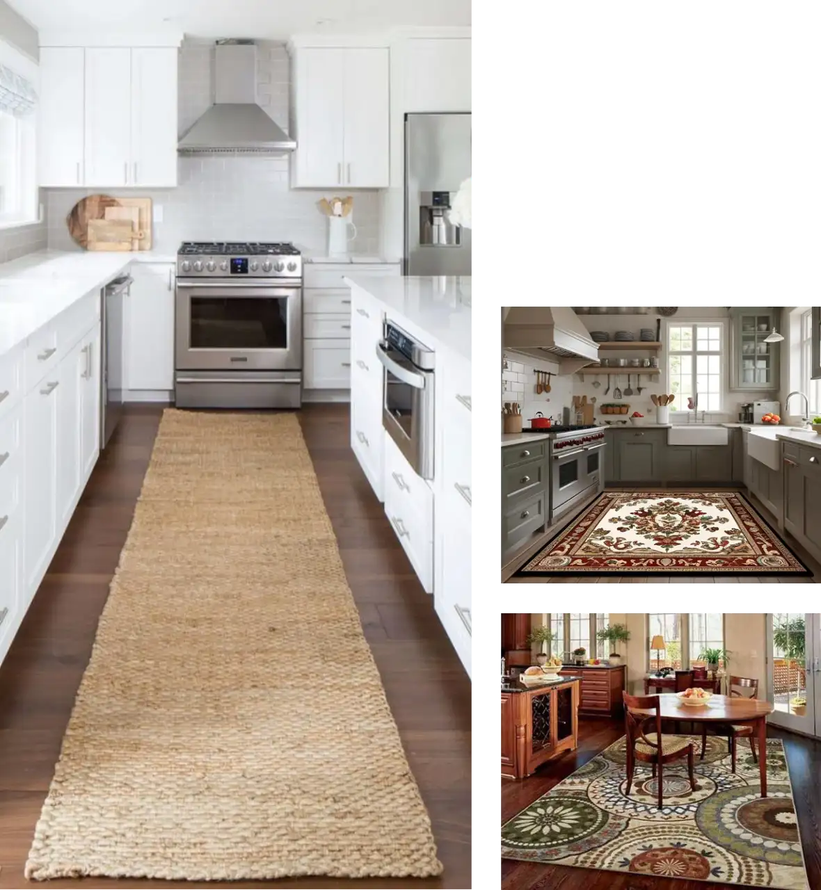 Waterproof kitchen rug durable easy clean