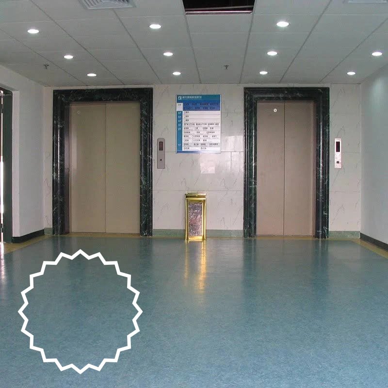 Antimicrobial hospital PVC vinyl flooring