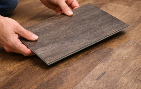 Loose lay LVT vinyl flooring installation