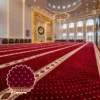 Buy Red Border Masjid Carpet | Custom Size & Color Options