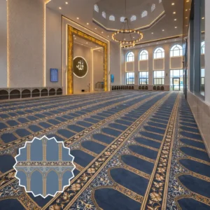 Sky Blue Hira Mosque Carpet