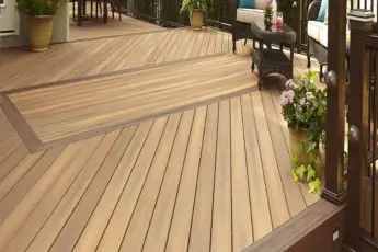 Hollow WPC decking outdoor flooring