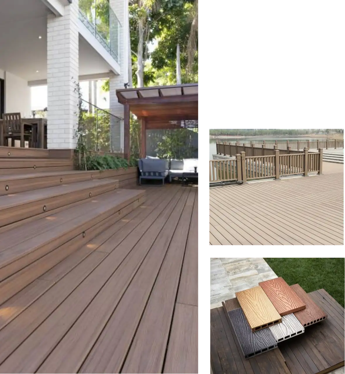WPC decking boards Dubai outdoor