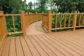 WPC decking in UAE outdoor flooring