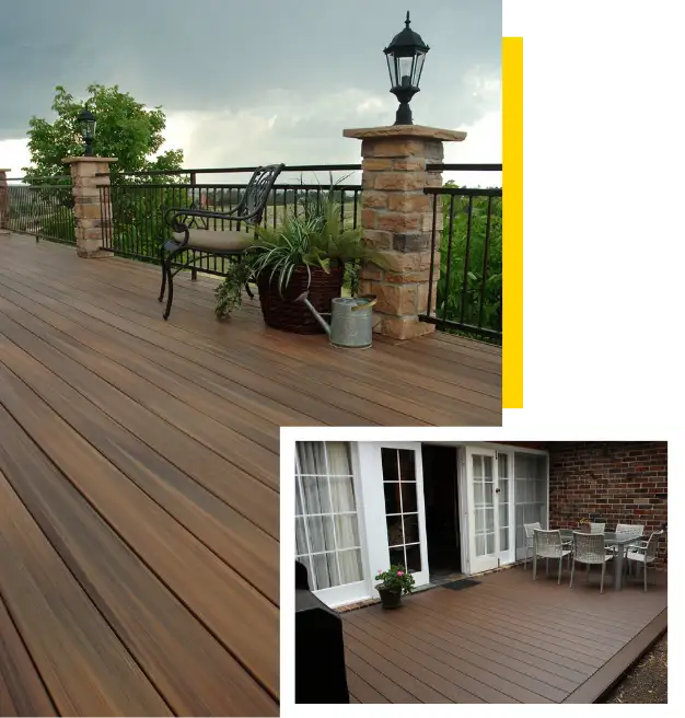 WPC decking tiles Dubai outdoor