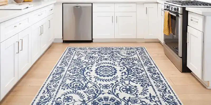 Non-slip kitchen rugs for home chefs.