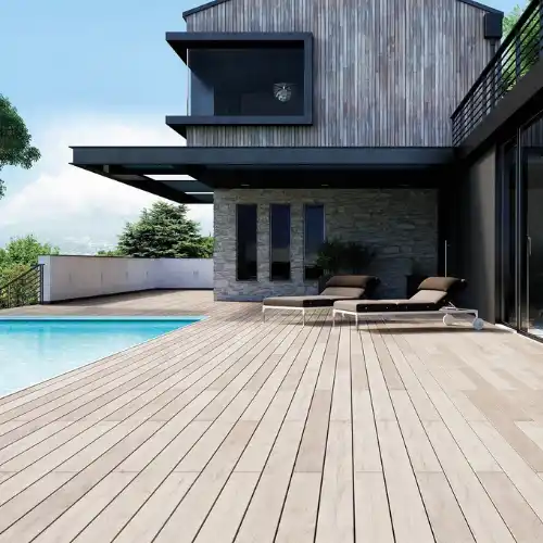 Durable outdoor flooring installation in Dubai.
