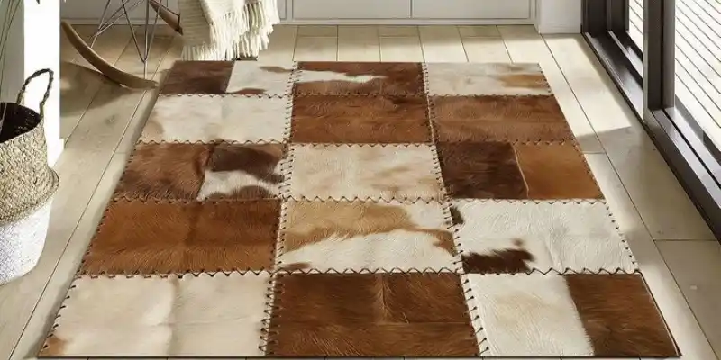 Unique vintage patchwork rugs Dubai collection.